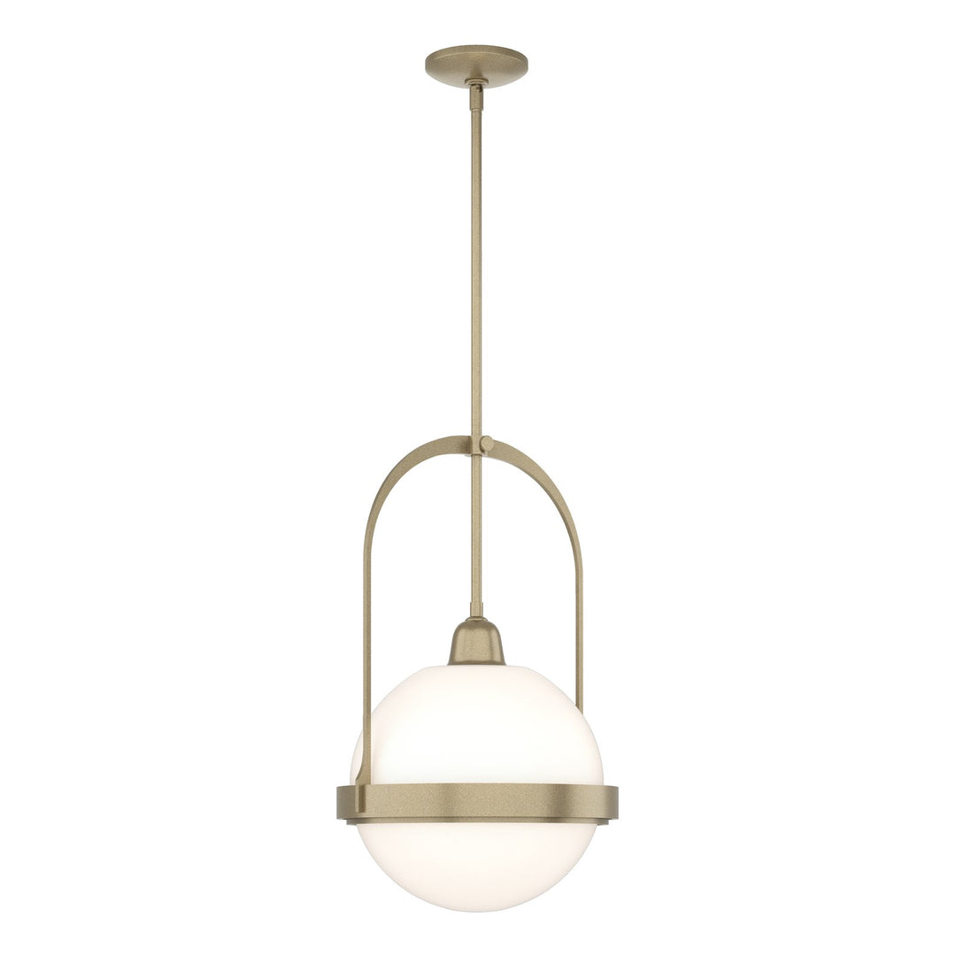 Atlas Pendant Mini-Pendants Hubbardton Forge Soft Gold 13.9x13.4x27.2 Opal Glass (GG)