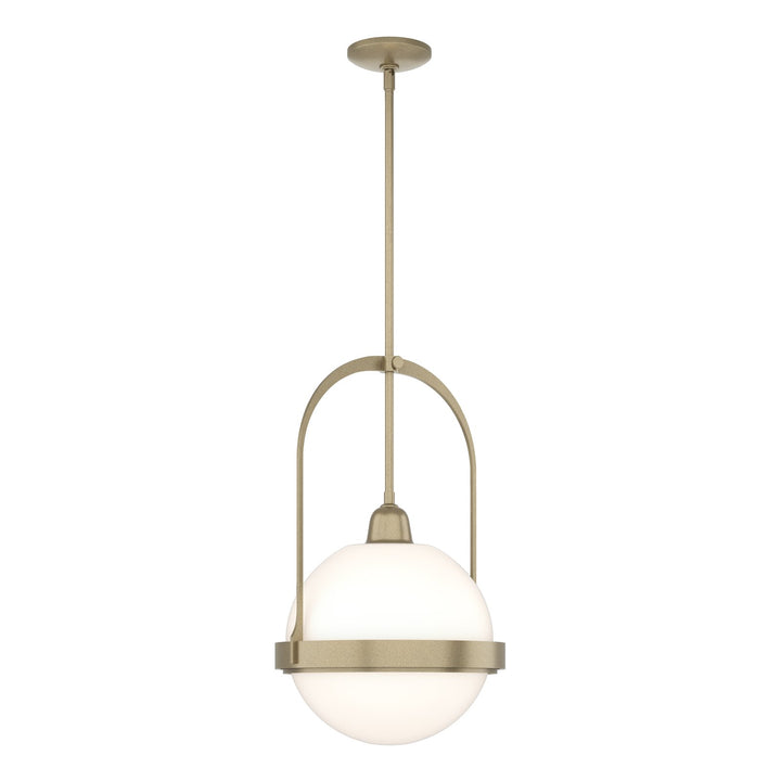 Atlas Pendant Mini-Pendants Hubbardton Forge Soft Gold 13.9x13.4x27.2 Opal Glass (GG)