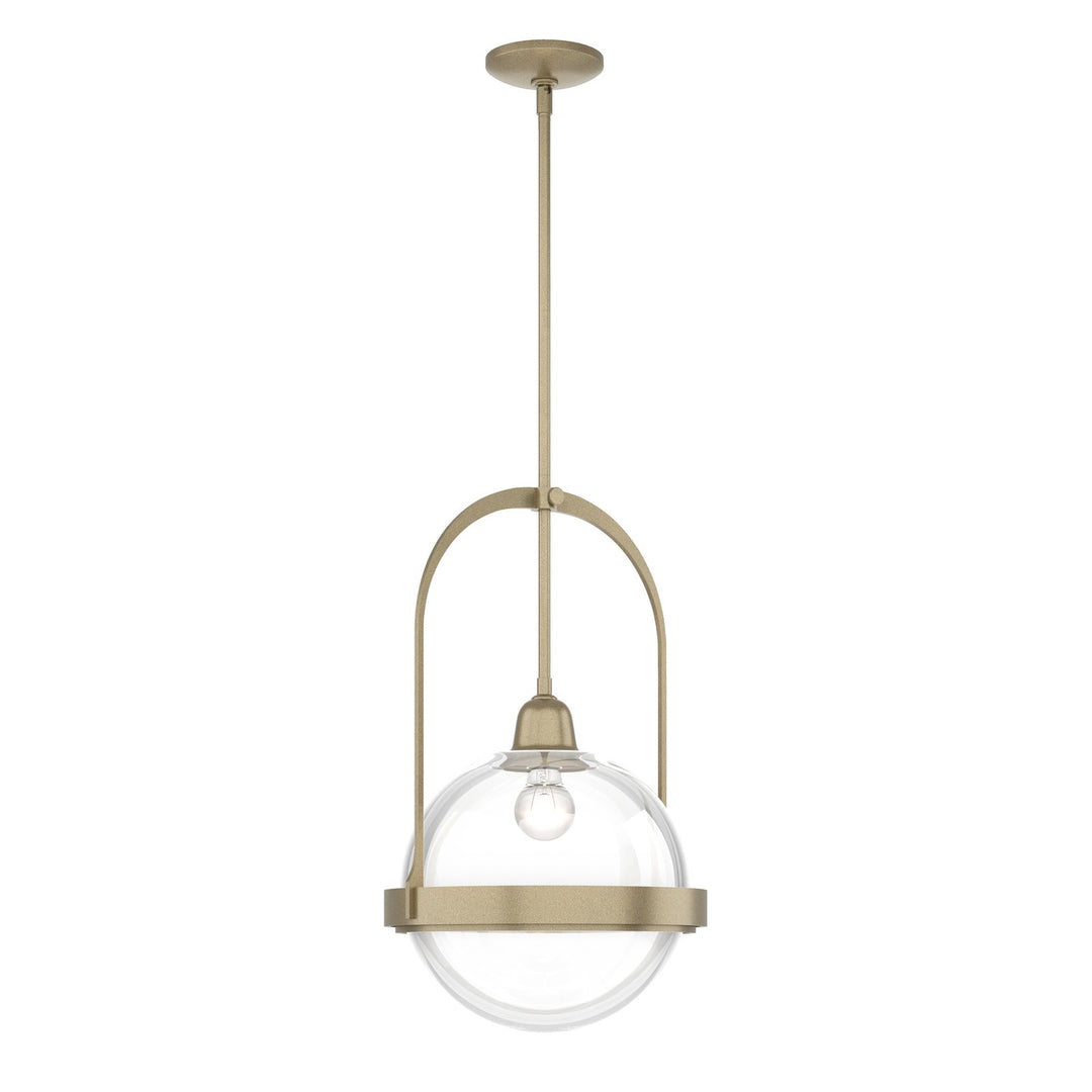 Atlas Pendant Mini-Pendants Hubbardton Forge Soft Gold 13.9x13.4x27.2 Clear Glass (ZM)