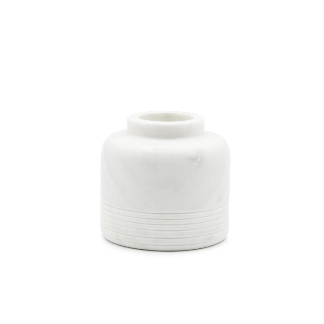 Howard Elliott Collection Nizzoli White Vase, Small