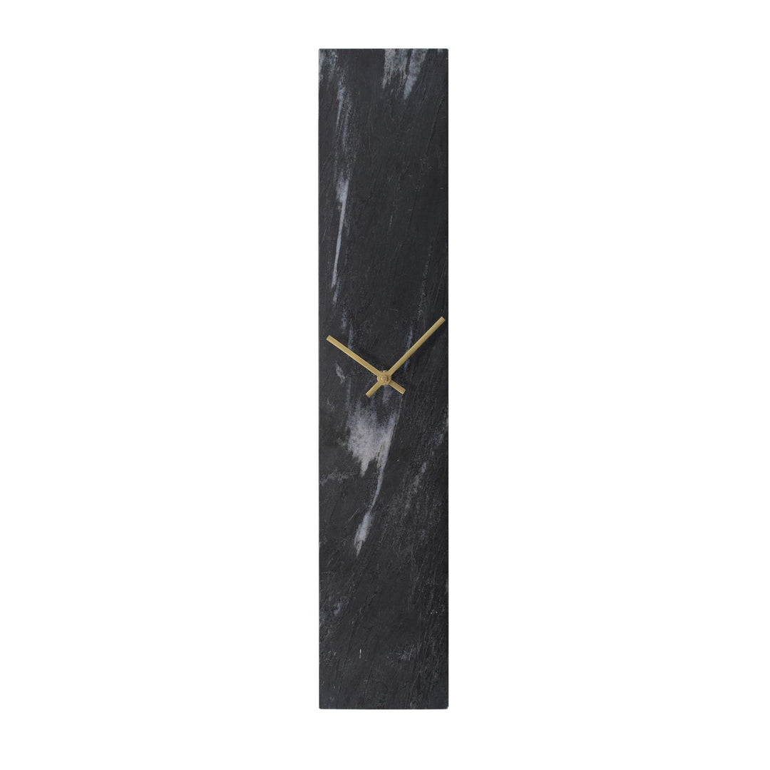 Howard Elliott Collection Mies Black Marble Monolith Clock Clocks Howard Elliott Collection   