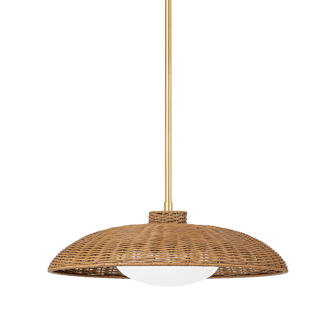 Hudson Valley Lighting Delano Pendant Pendants Hudson Valley Lighting Vintage Gold Leaf  