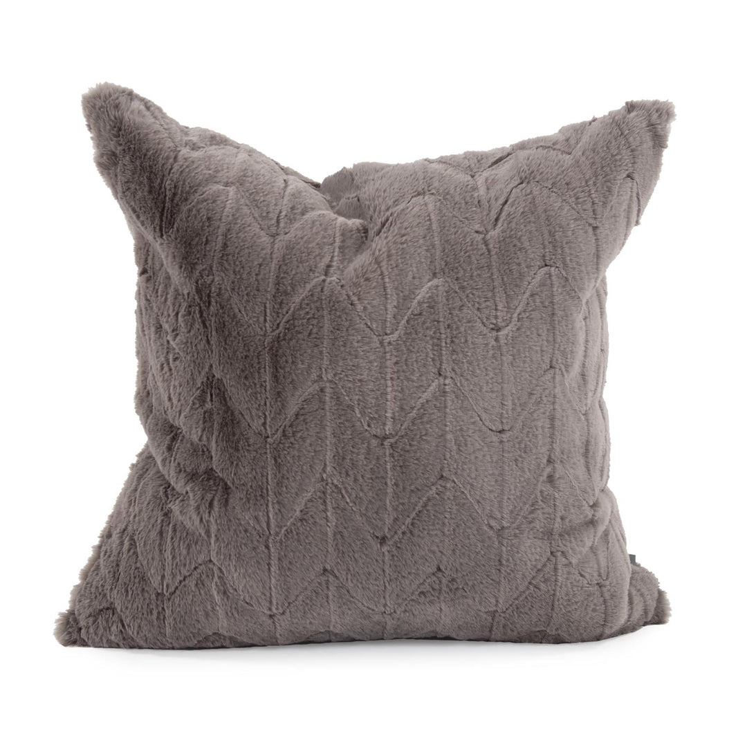 Howard Elliott Collection 20 x 20 Angora Stone Pillow  - Poly Insert Pillows Howard Elliott Collection   