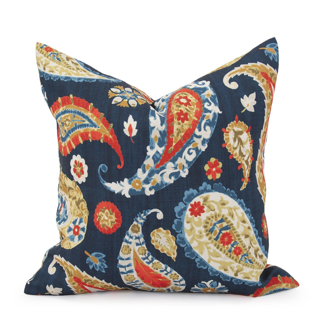 Howard Elliott Collection 20 x 20 Pillow Boteh Indigo - Down Insert