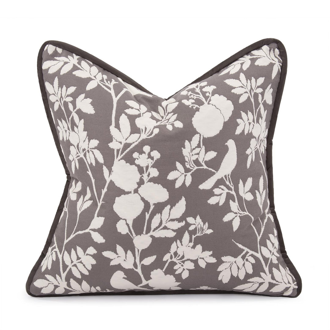 Howard Elliott Collection 20 x 20 Pillow Sparrow Charcoal - Down Insert