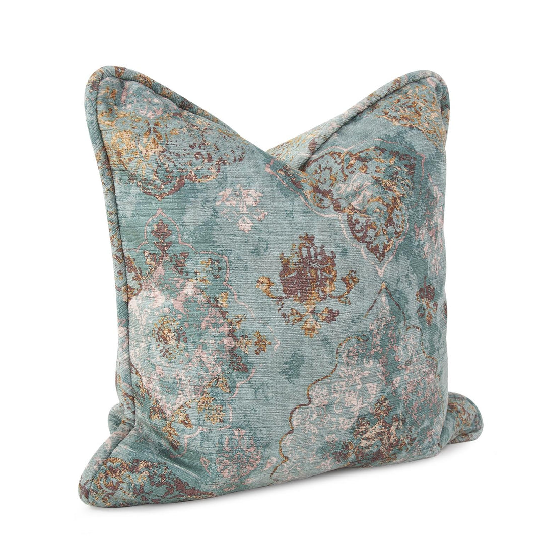 Howard Elliott Collection 20 x 20 Pillow Baroque Teal - Down Insert