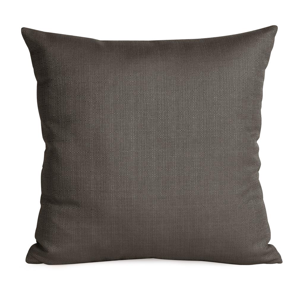 Howard Elliott Collection 20 x 20 Pillow Sterling Charcoal - Down Insert