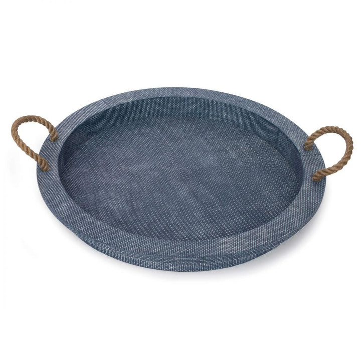 Regina Andrew  Aegean Serving Tray (Indigo) Trays Regina Andrew   