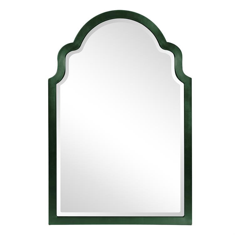 Howard Elliott Collection Sultan Mirror - Glossy Hunter Green Mirrors Howard Elliott Collection   