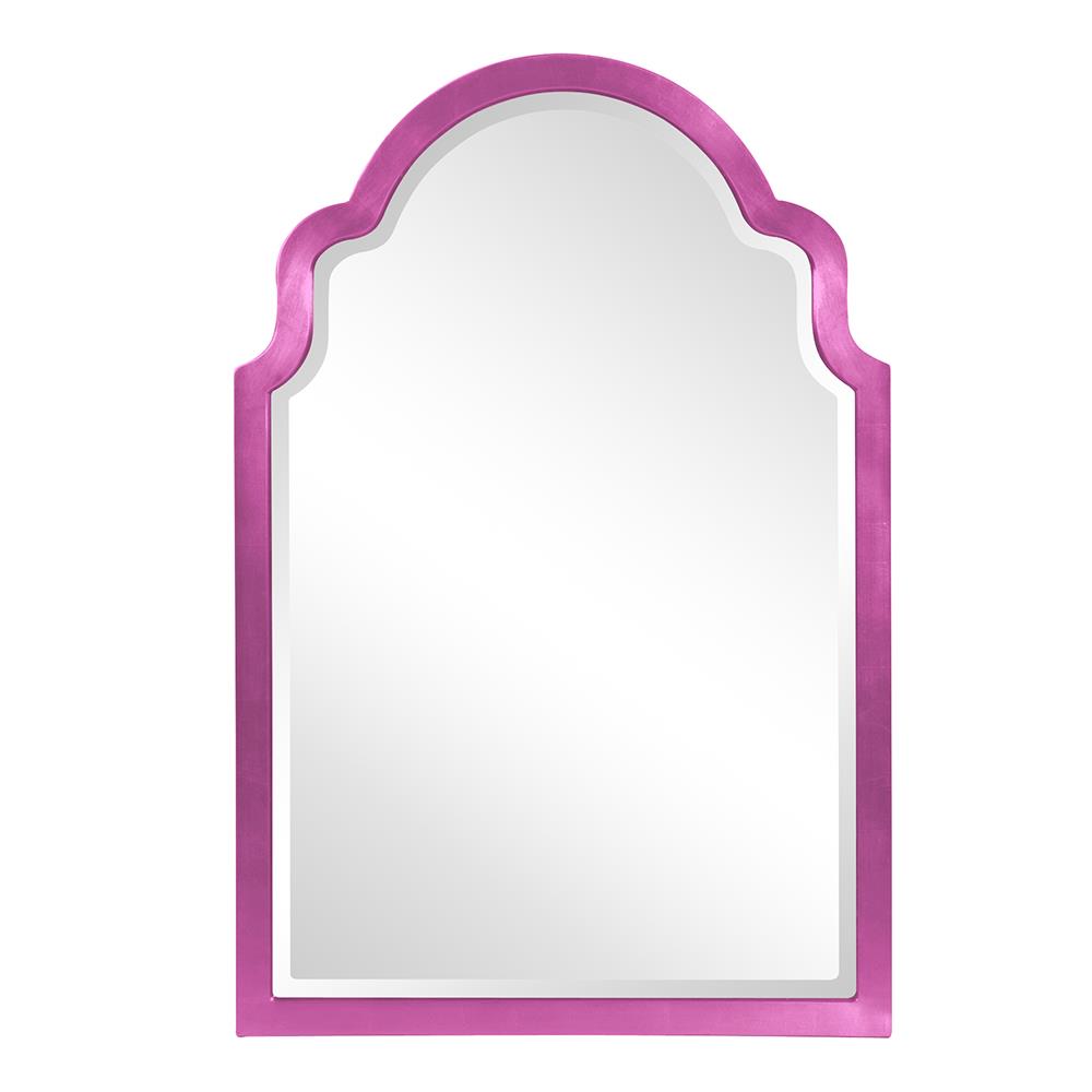 Howard Elliott Collection Sultan Mirror - Glossy Hot Pink Mirrors Howard Elliott Collection   