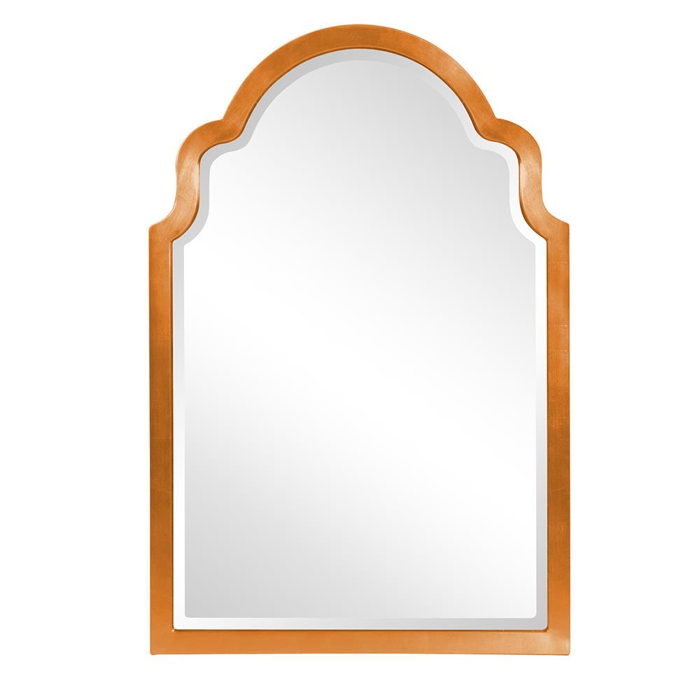 Howard Elliott Collection Sultan Mirror - Glossy Orange Mirrors Howard Elliott Collection   