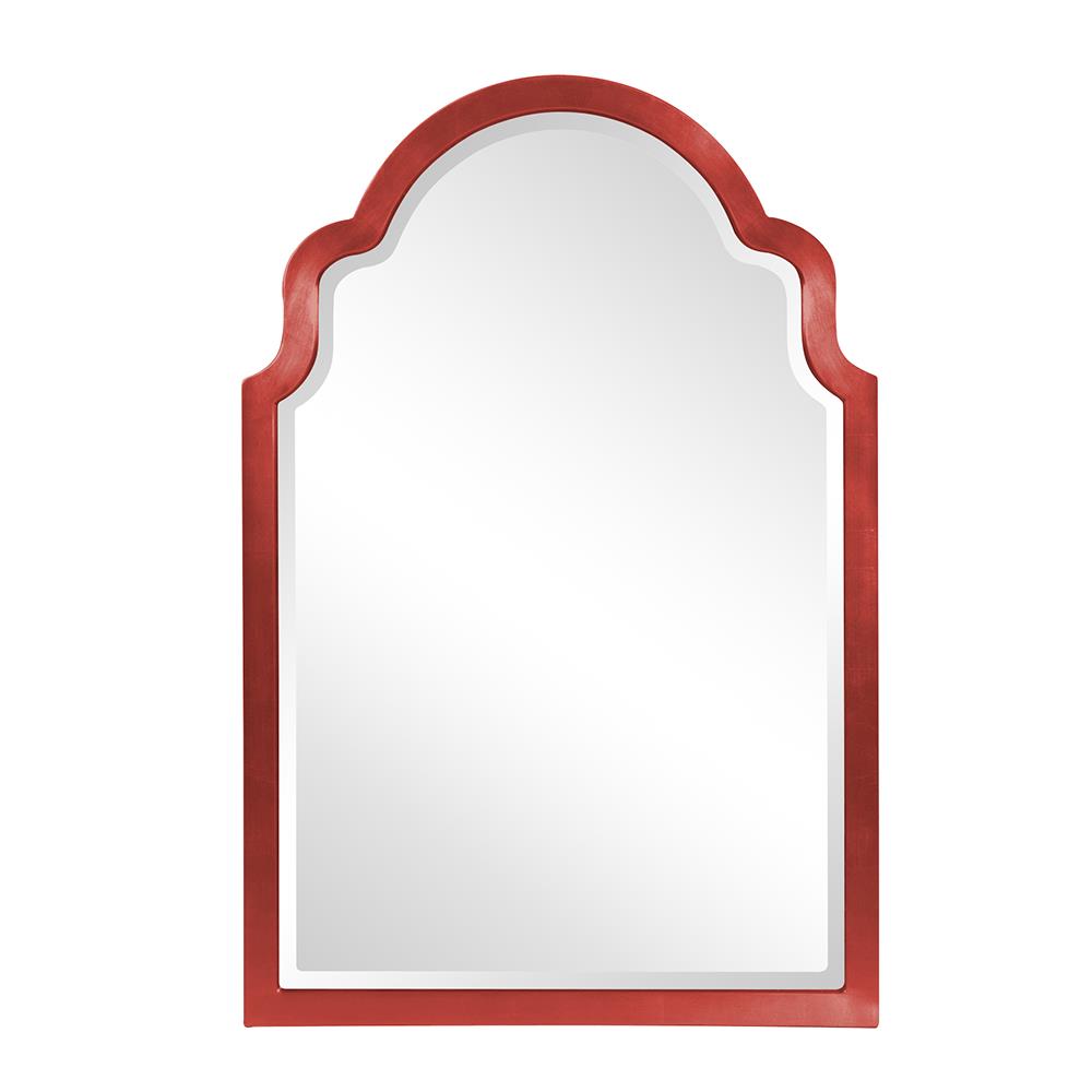 Howard Elliott Collection Sultan Mirror - Glossy Red Mirrors Howard Elliott Collection   