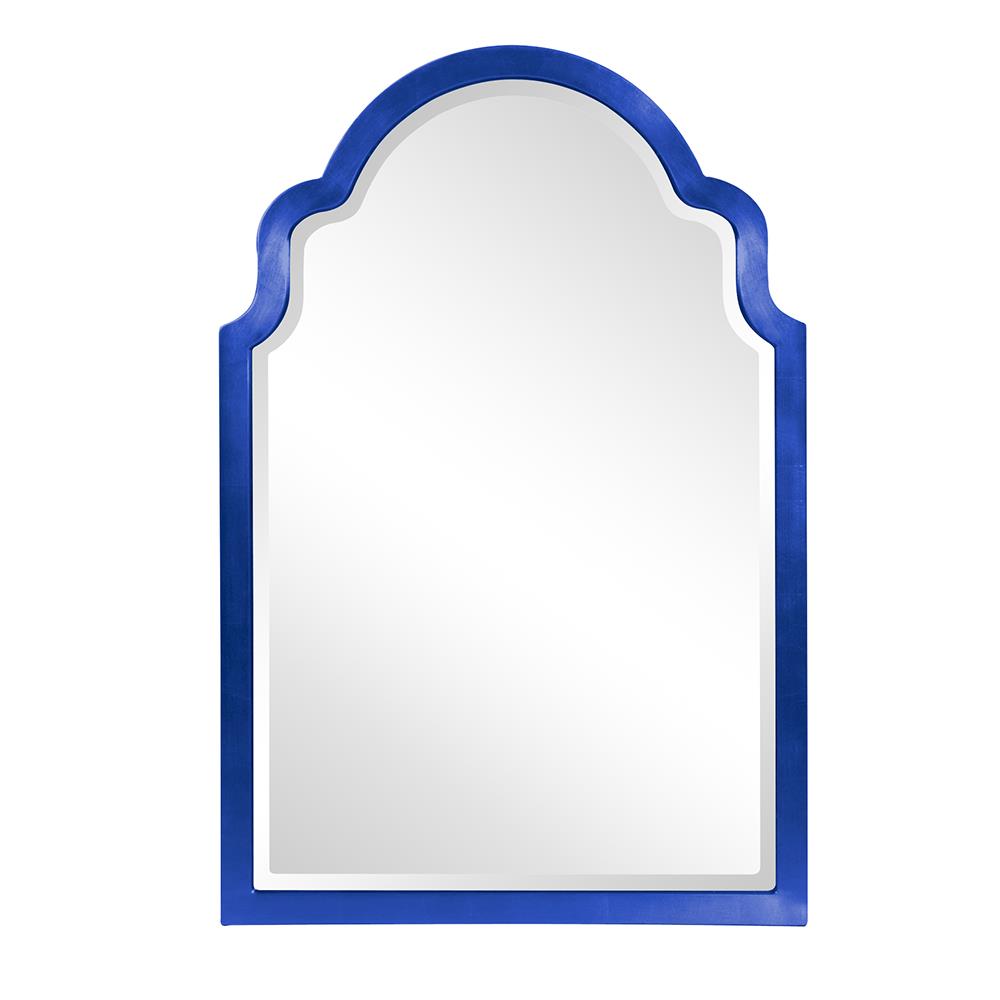 Howard Elliott Collection Sultan Mirror - Glossy Royal Blue Mirrors Howard Elliott Collection   