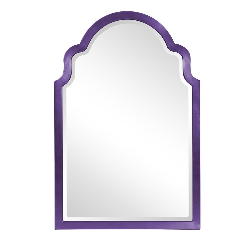 Howard Elliott Collection Sultan Mirror - Glossy Royal Purple Mirrors Howard Elliott Collection   