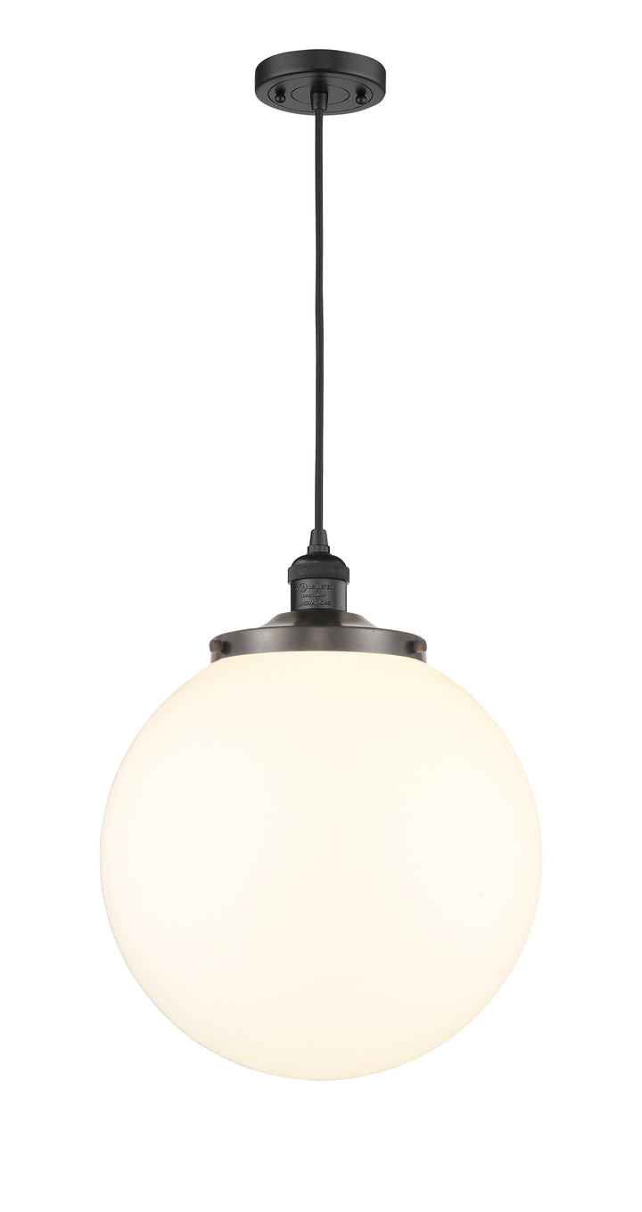 Innovations Lighting Beacon 14" Mini Pendant - Matte Black Mini-Pendants Innovations Lighting   