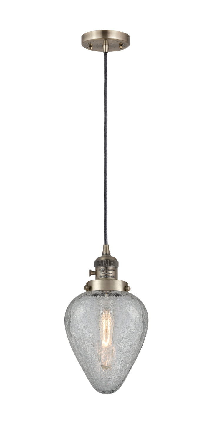 Innovations Lighting Geneseo 6" Mini Pendant - Antique Brass