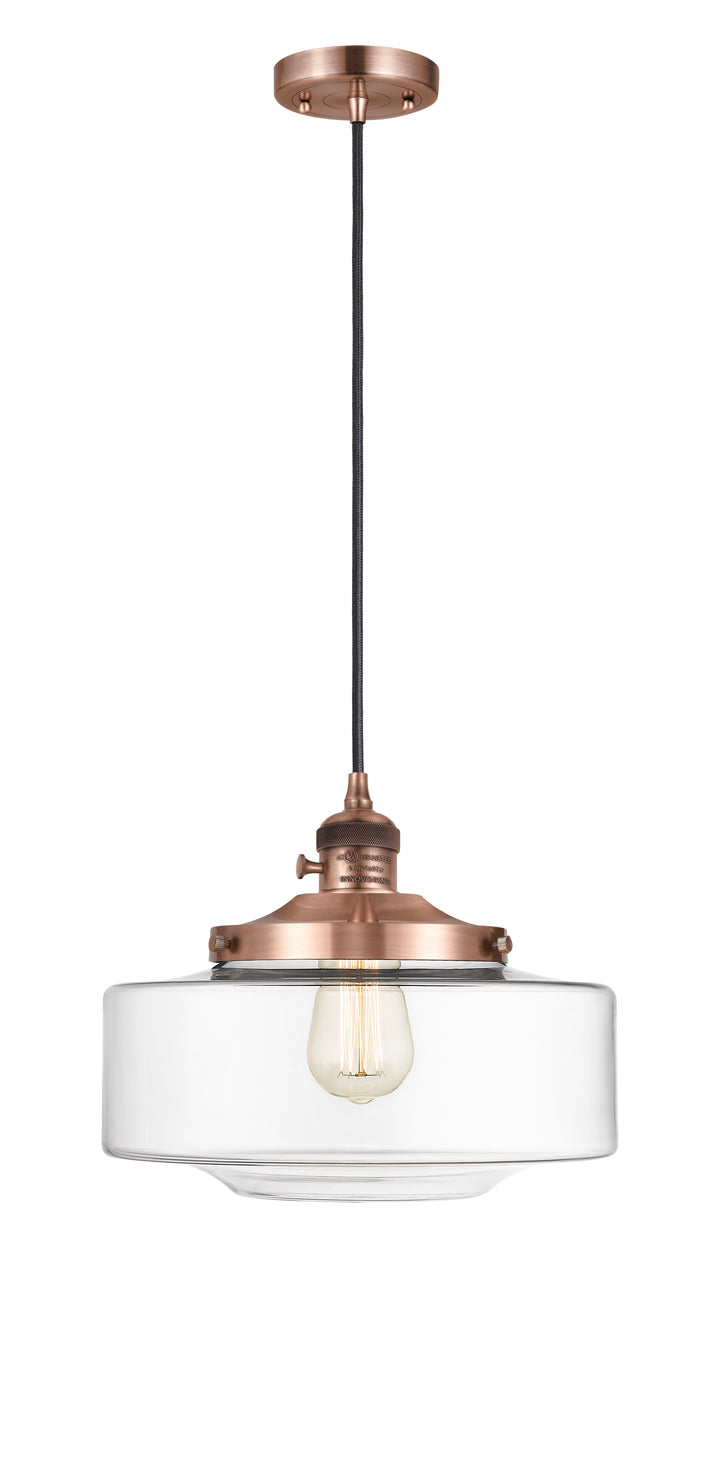 Innovations Lighting Bridgeton 12" Mini Pendant - Antique Copper Mini-Pendants Innovations Lighting   