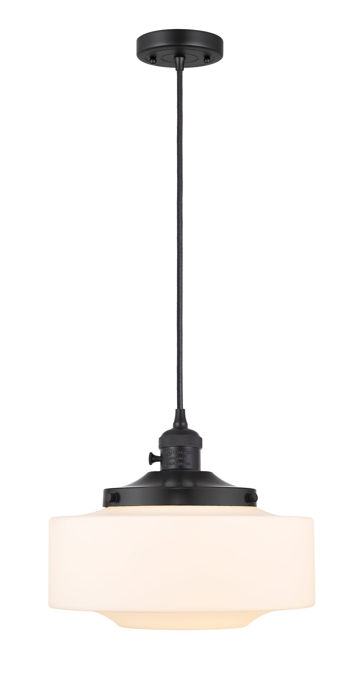 Innovations Lighting Bridgeton 12" Mini Pendant - Matte Black Mini-Pendants Innovations Lighting   