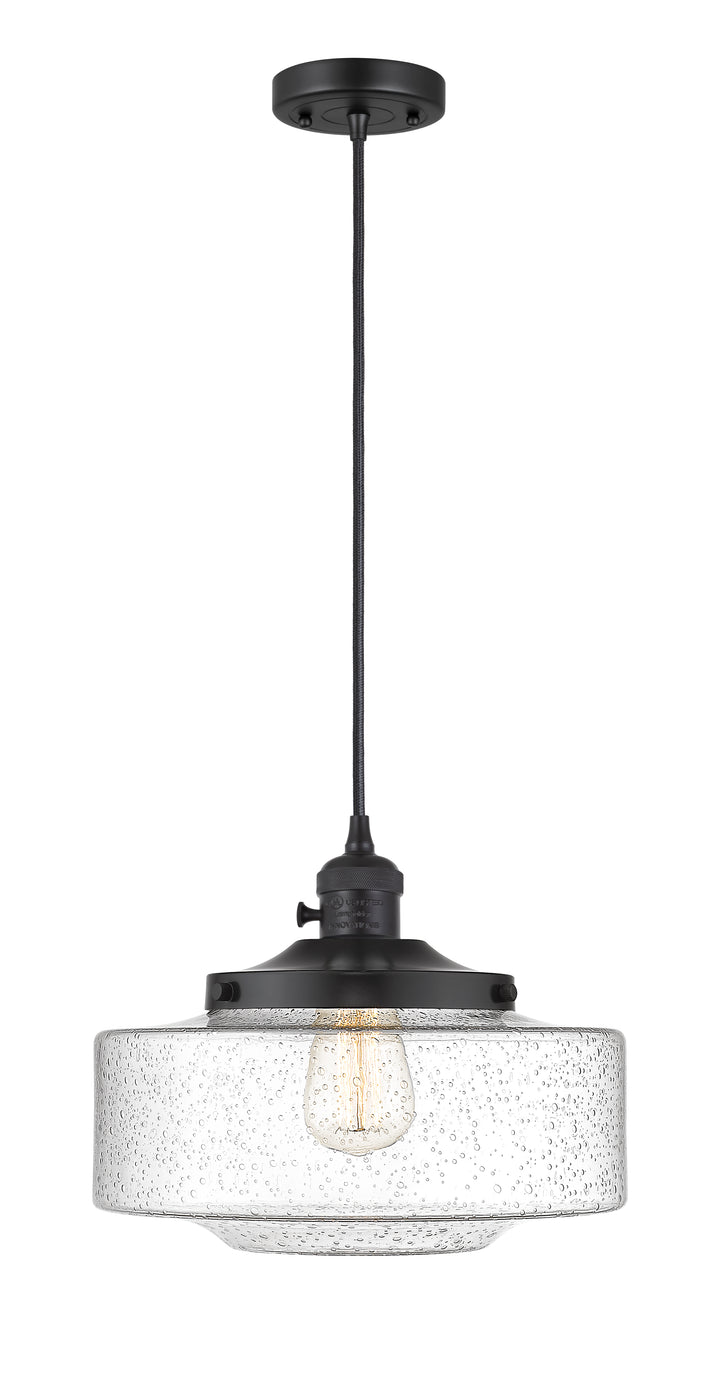 Innovations Lighting Bridgeton 12" Mini Pendant - Matte Black Mini-Pendants Innovations Lighting   