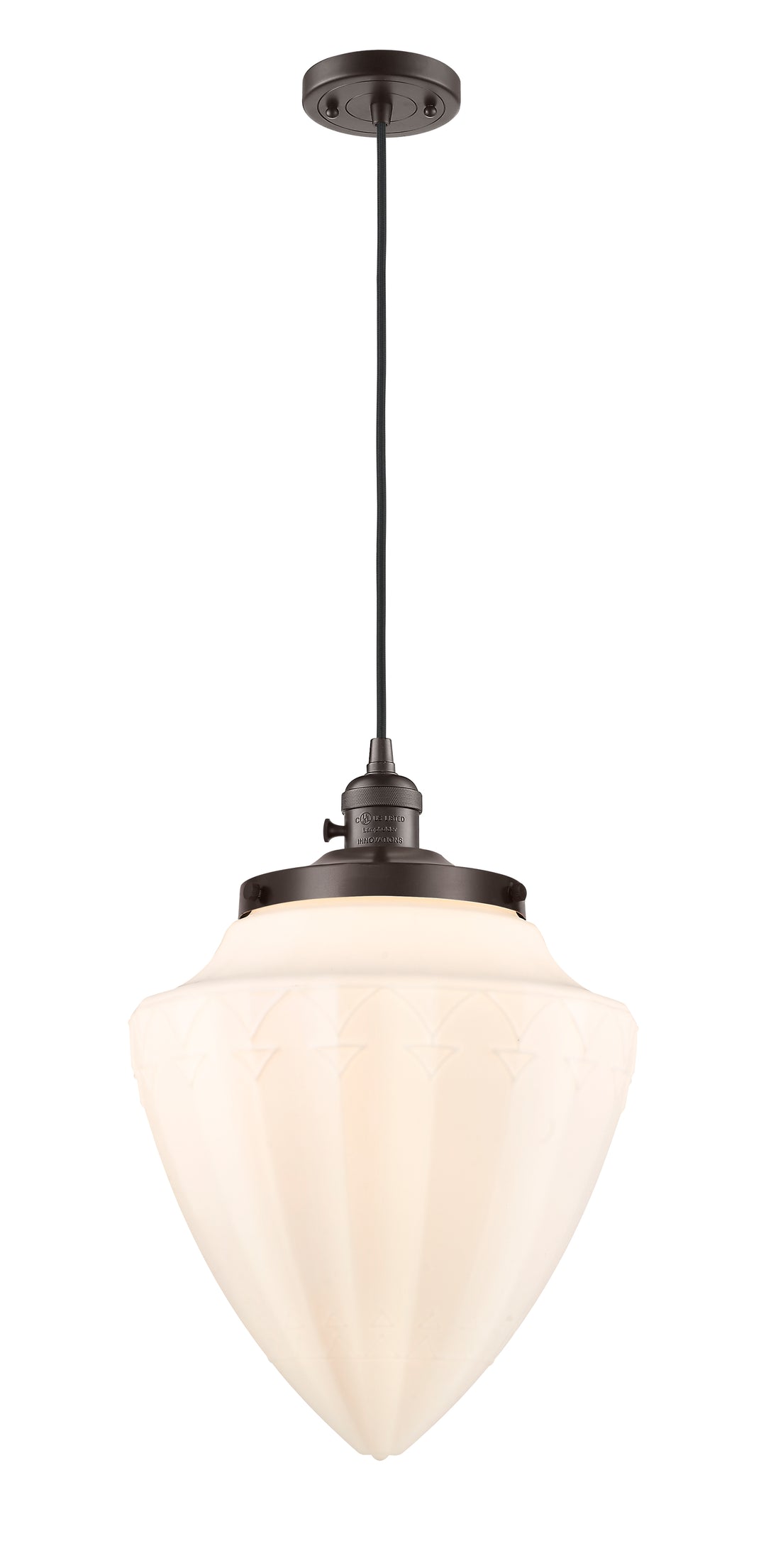 Innovations Lighting Bridgeton 15.75" Mini Pendant - Oil Rubbed Bronze Mini-Pendants Innovations Lighting   