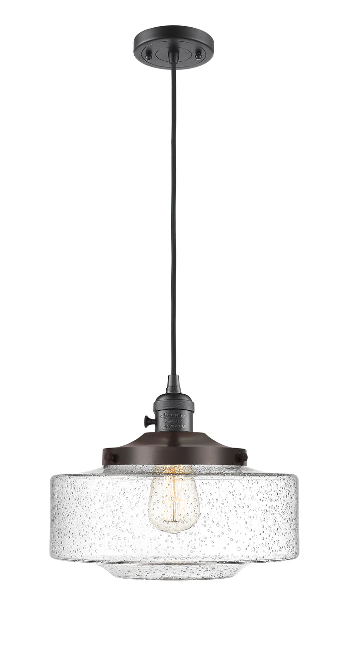 Innovations Lighting Bridgeton 12" Mini Pendant - Oil Rubbed Bronze Mini-Pendants Innovations Lighting   