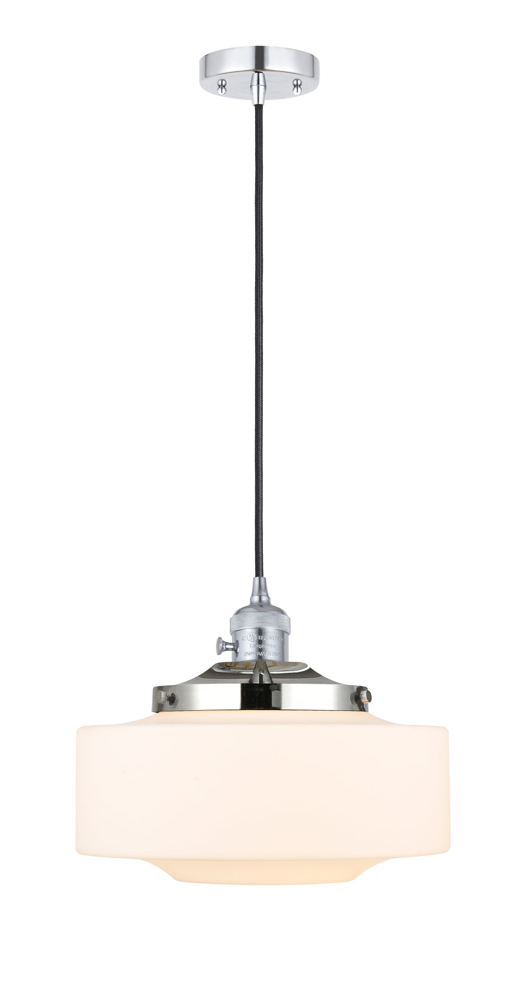 Innovations Lighting Bridgeton 12" Mini Pendant - Polished Chrome Mini-Pendants Innovations Lighting   