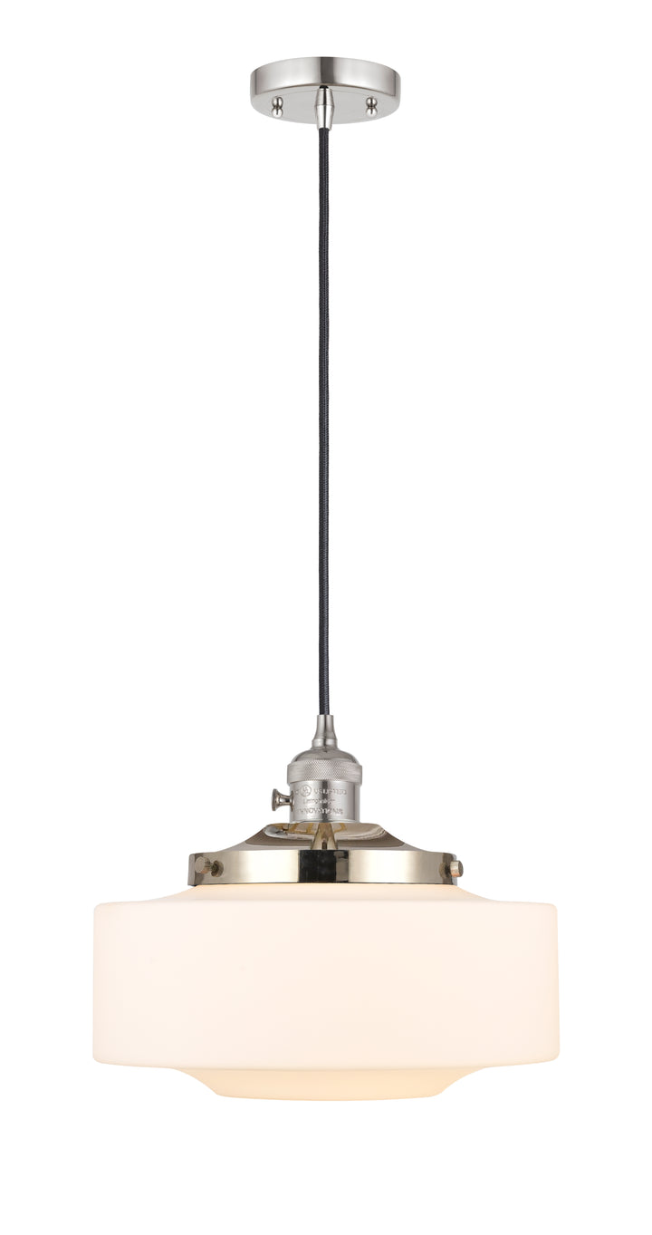 Innovations Lighting Bridgeton 12" Mini Pendant - Polished Nickel Mini-Pendants Innovations Lighting   