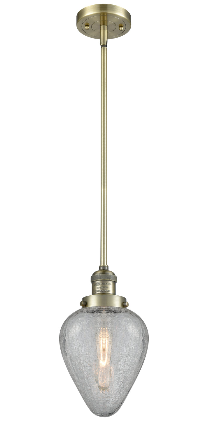 Innovations Lighting Geneseo 6" Mini Pendant - Antique Brass