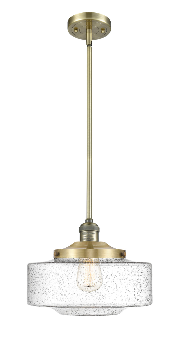 Innovations Lighting Bridgeton 12" Mini Pendant - Antique Brass Mini-Pendants Innovations Lighting   