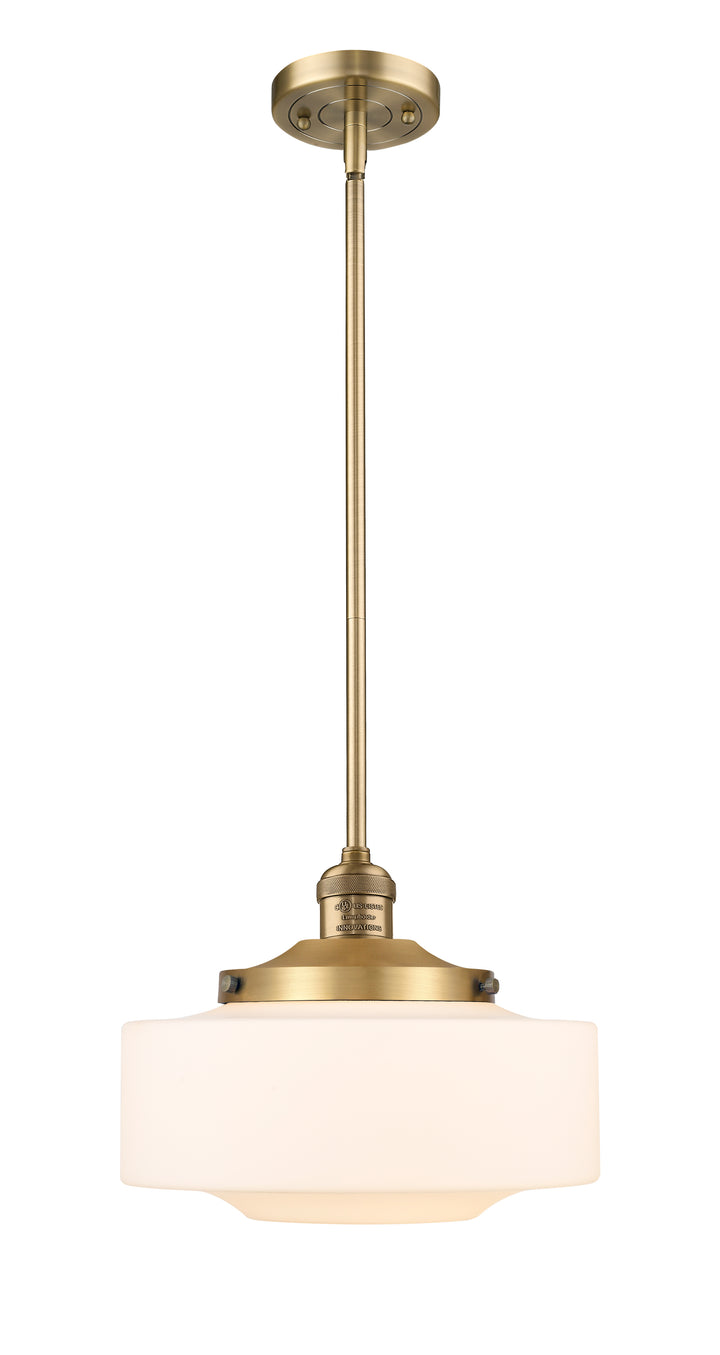 Innovations Lighting Bridgeton 12" Mini Pendant - Brushed Brass Mini-Pendants Innovations Lighting   