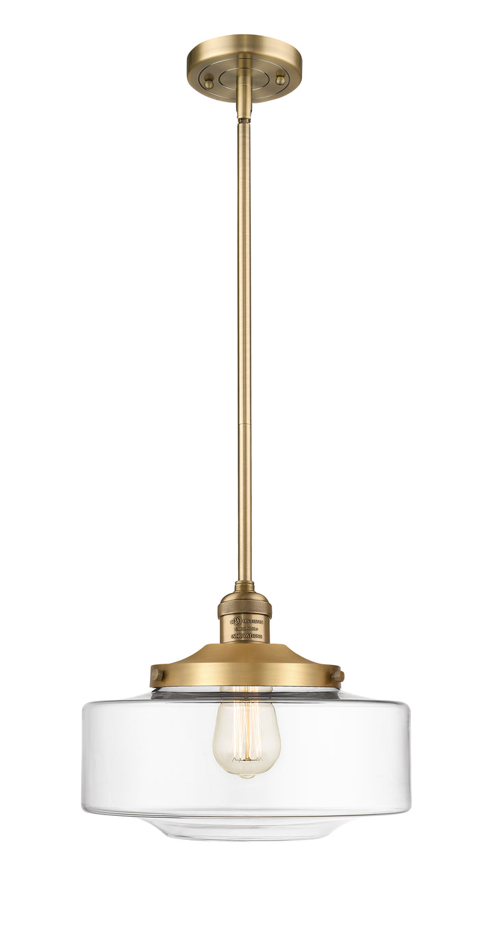 Innovations Lighting Bridgeton 12" Mini Pendant - Brushed Brass Mini-Pendants Innovations Lighting   