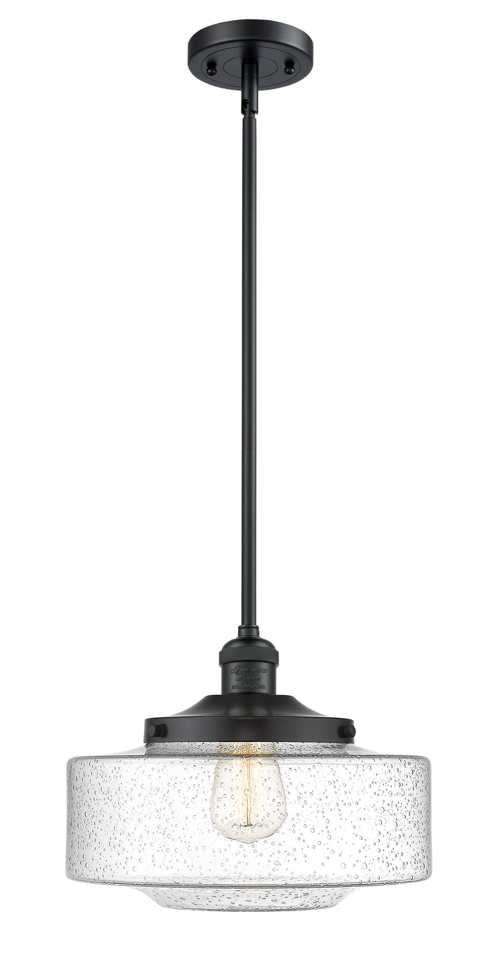 Innovations Lighting Bridgeton 12" Mini Pendant - Matte Black Mini-Pendants Innovations Lighting   