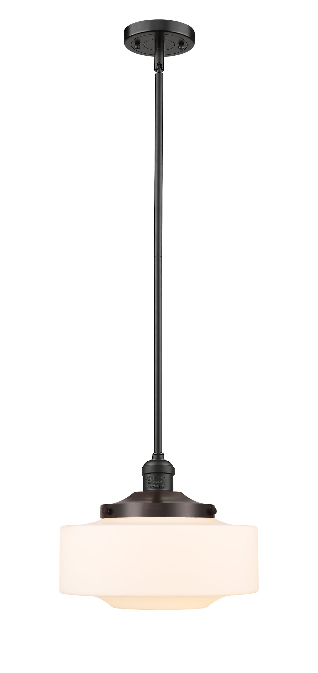 Innovations Lighting Bridgeton 12" Mini Pendant - Oil Rubbed Bronze Mini-Pendants Innovations Lighting   