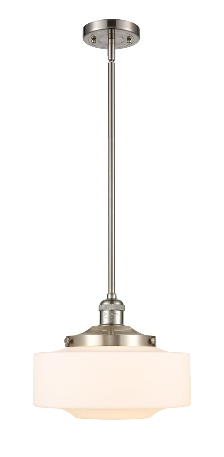 Innovations Lighting Bridgeton 12" Mini Pendant - Brushed Satin Nickel Mini-Pendants Innovations Lighting   