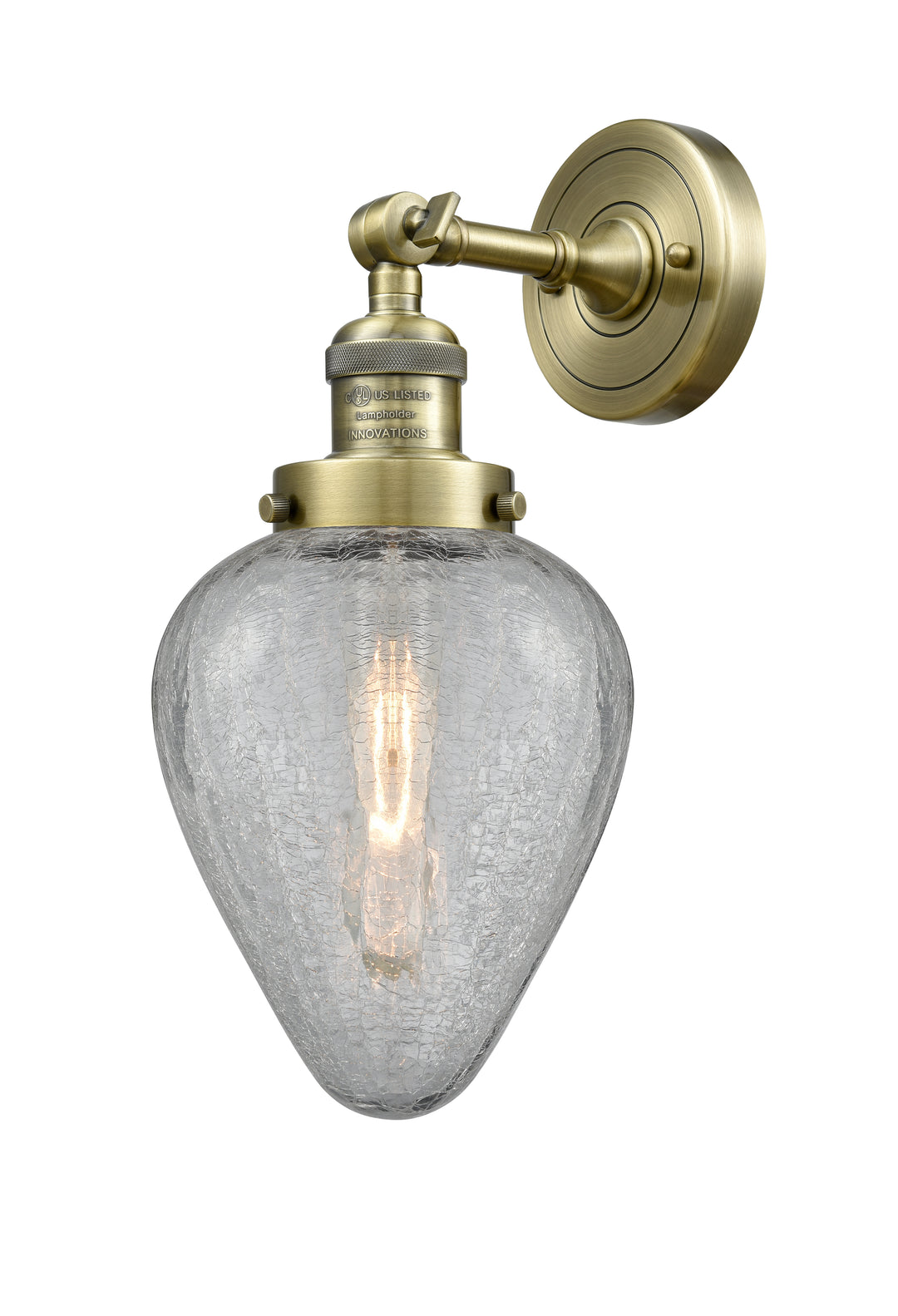 Innovations Lighting Geneseo 6" Sconce - Antique Brass Wall Sconces Innovations Lighting   