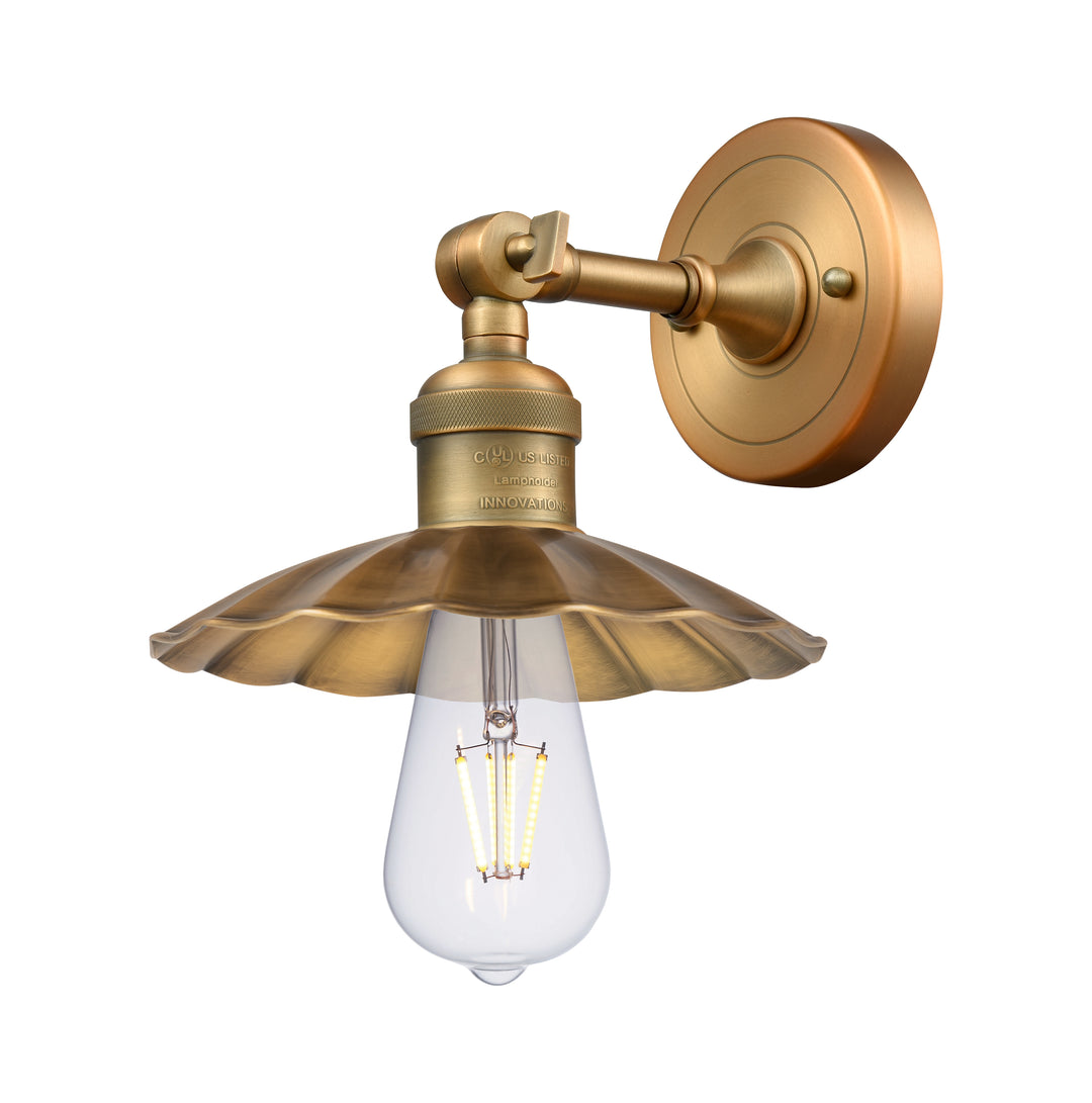 Innovations Lighting Scallop 7.5" Sconce - Brushed Brass