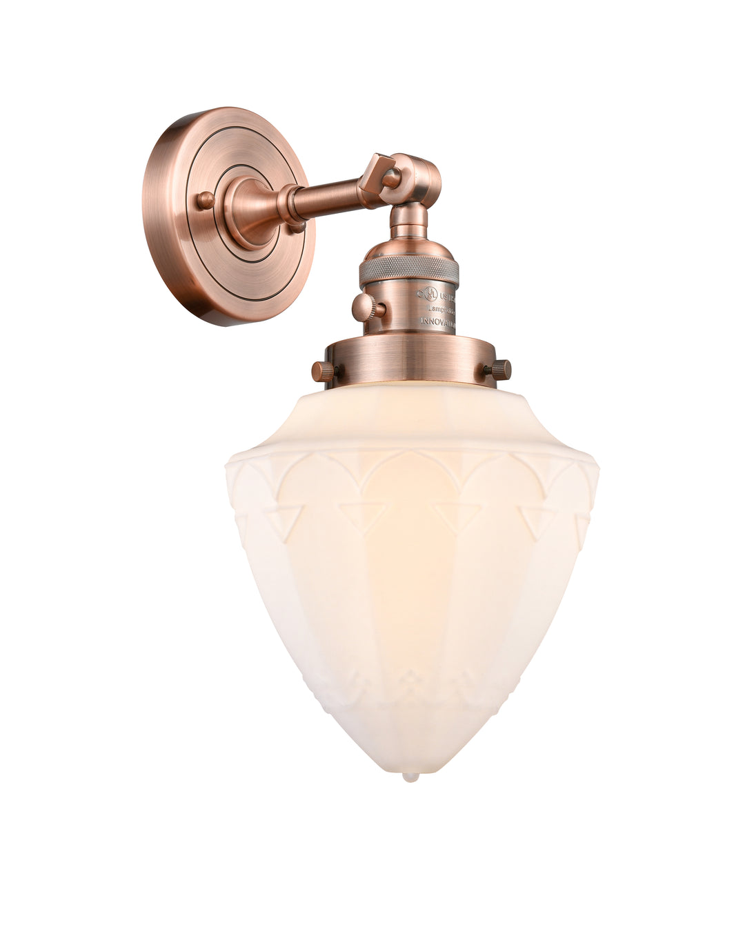 Innovations Lighting Bullet 7" Sconce - Antique Copper Wall Sconces Innovations Lighting   