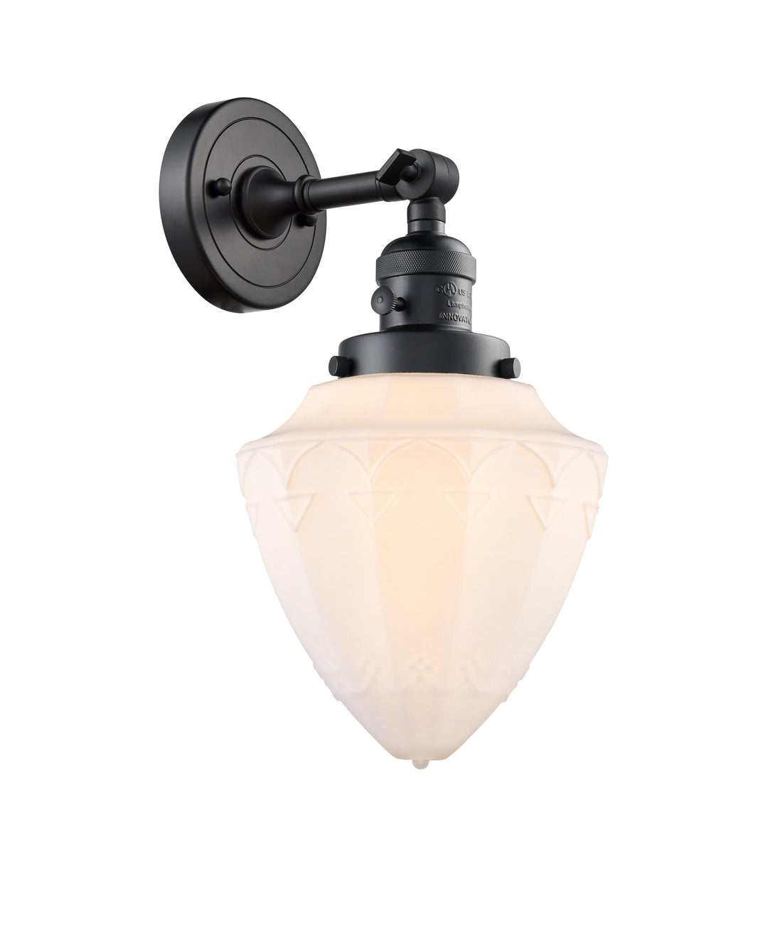 Innovations Lighting Bullet 7" Sconce - Matte Black Wall Sconces Innovations Lighting   