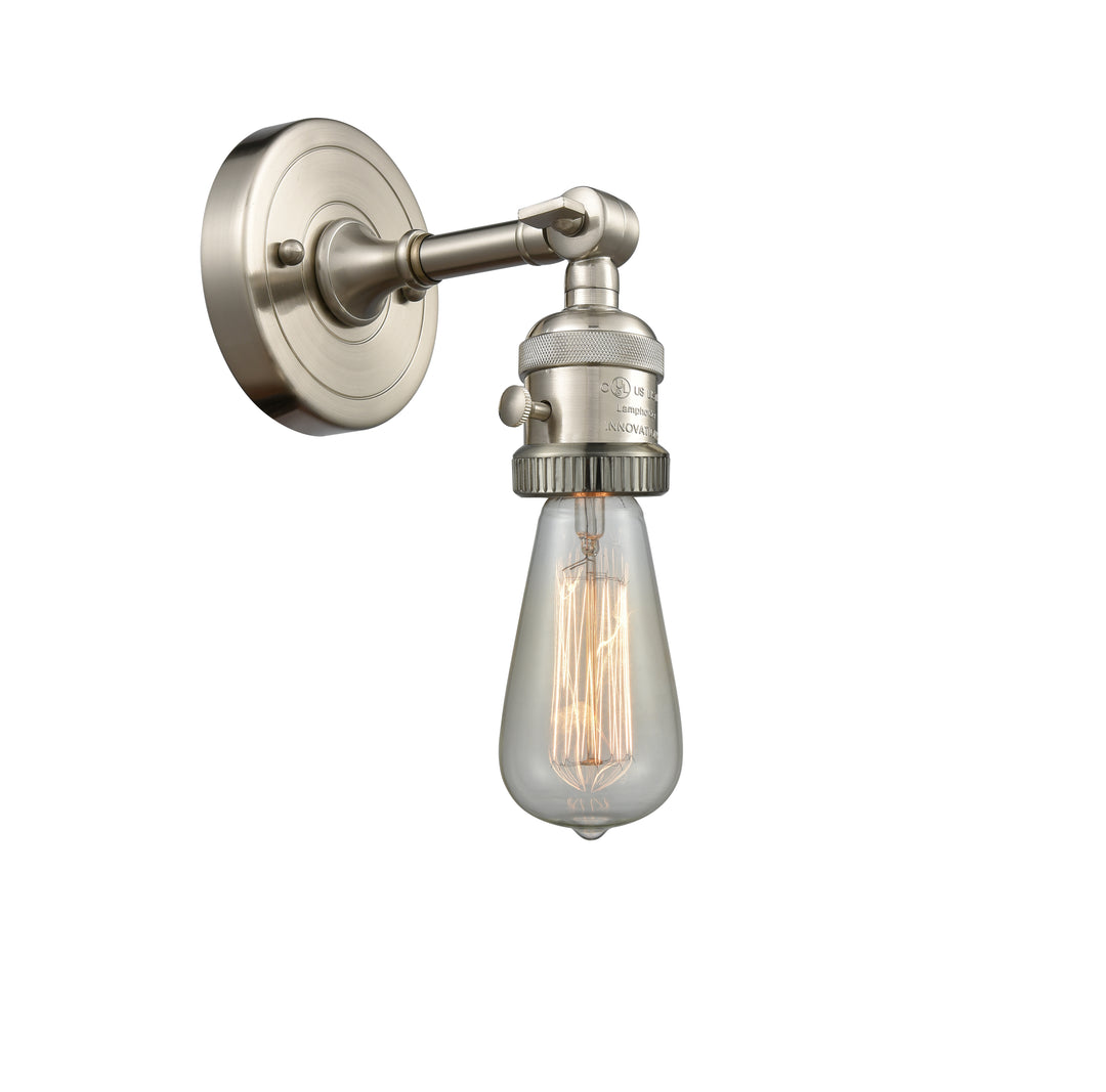 Innovations Lighting Bare Bulb Sconce - Brushed Satin Nickel