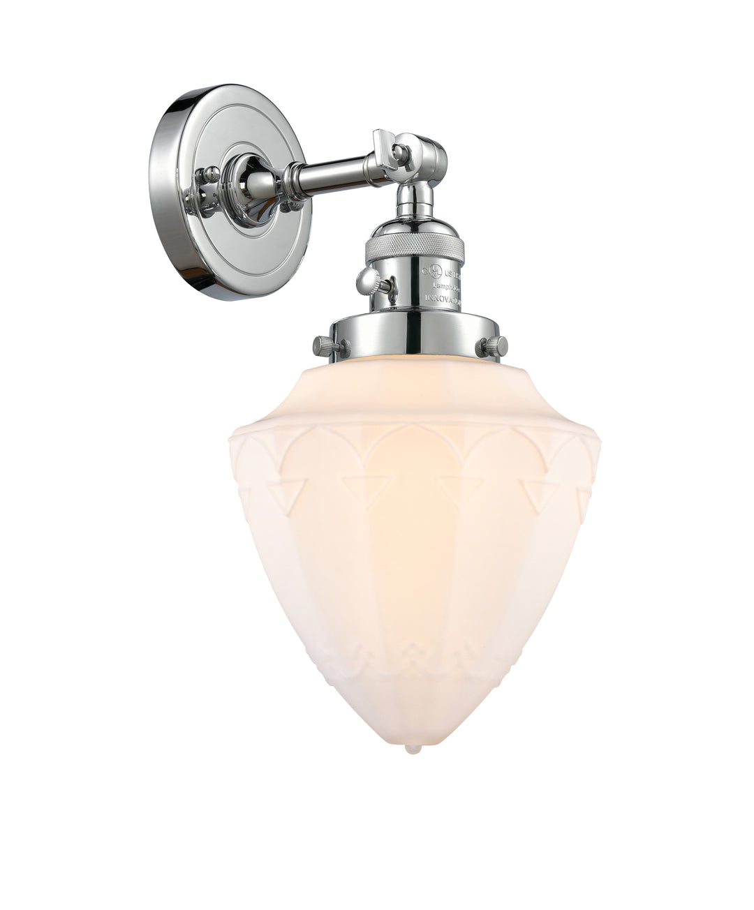 Innovations Lighting Bullet 7" Sconce - Polished Chrome Wall Sconces Innovations Lighting   