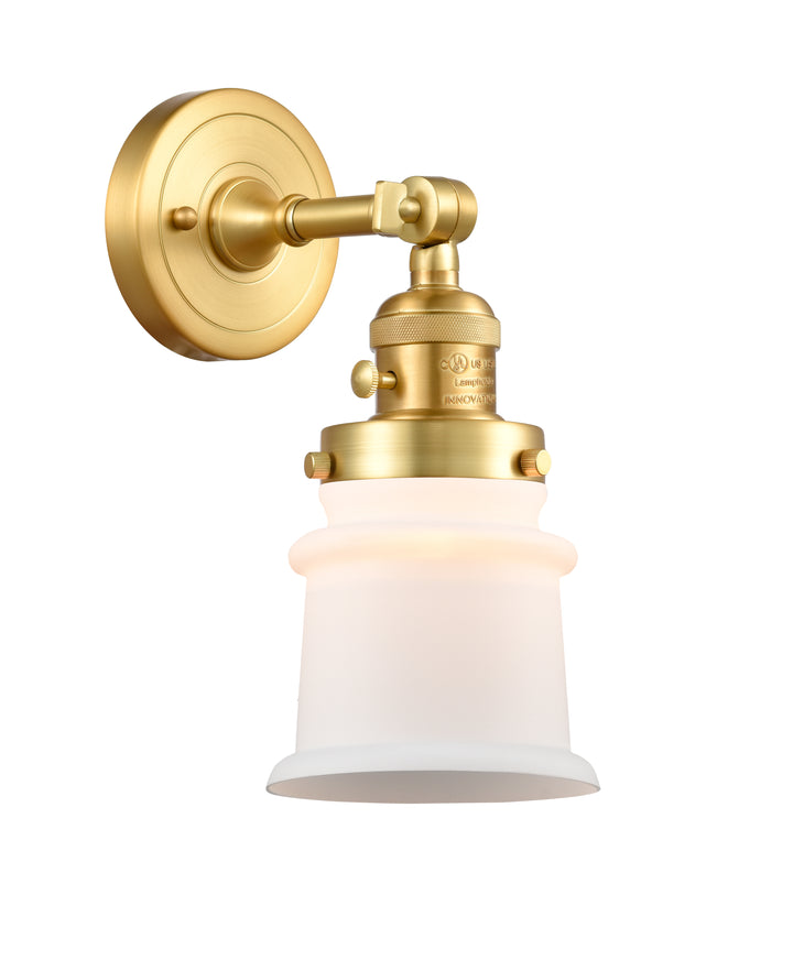 Innovations Lighting Canton 5" Sconce - Satin Gold Wall Sconces Innovations Lighting   