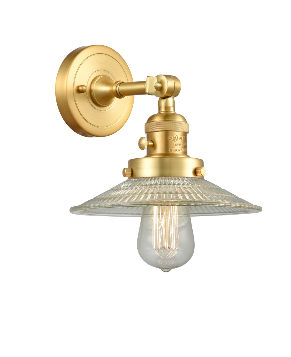 Innovations Lighting Halophane Sconce - Satin Gold Wall Sconces Innovations Lighting   