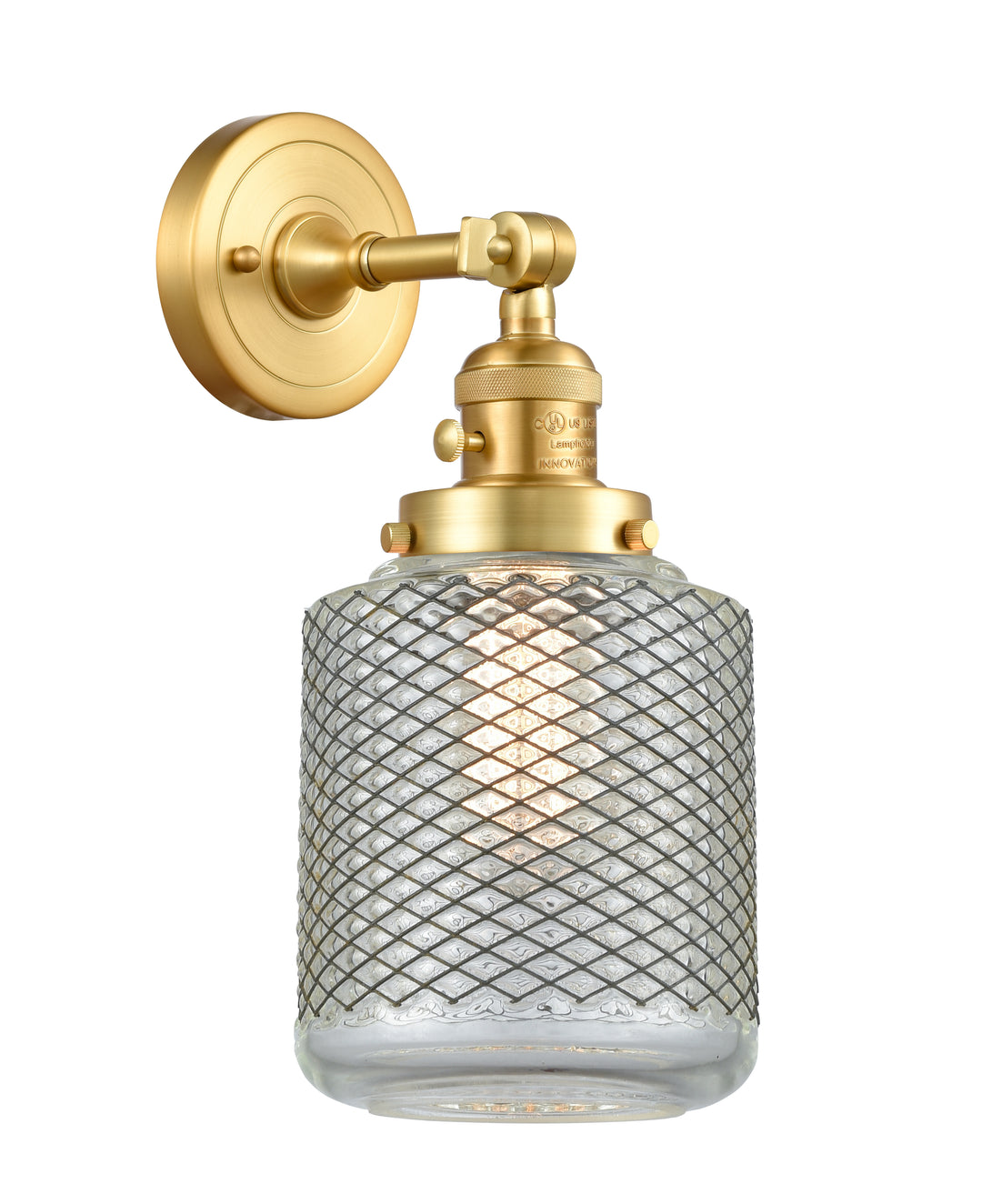 Innovations Lighting Stanton Sconce - Satin Gold Wall Sconces Innovations Lighting   