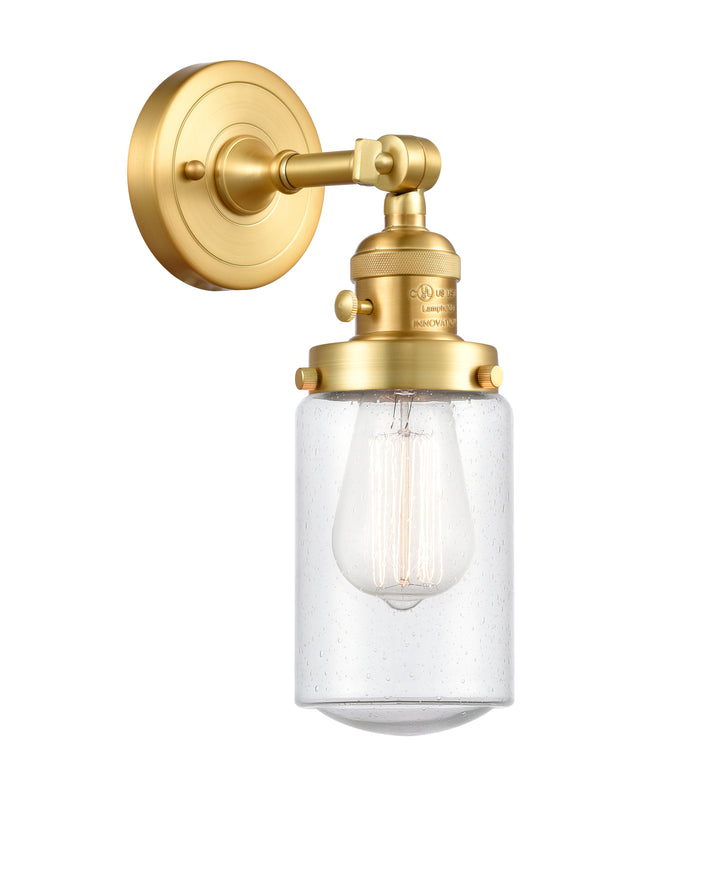 Innovations Lighting Dover Sconce - Satin Gold Wall Sconces Innovations Lighting   