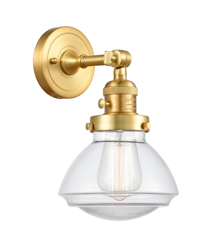 Innovations Lighting Olean Sconce - Satin Gold Wall Sconces Innovations Lighting   