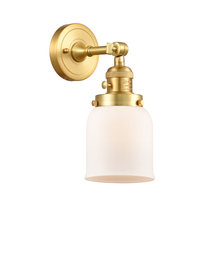 Innovations Lighting Bell 5" Sconce - Satin Gold Wall Sconces Innovations Lighting   