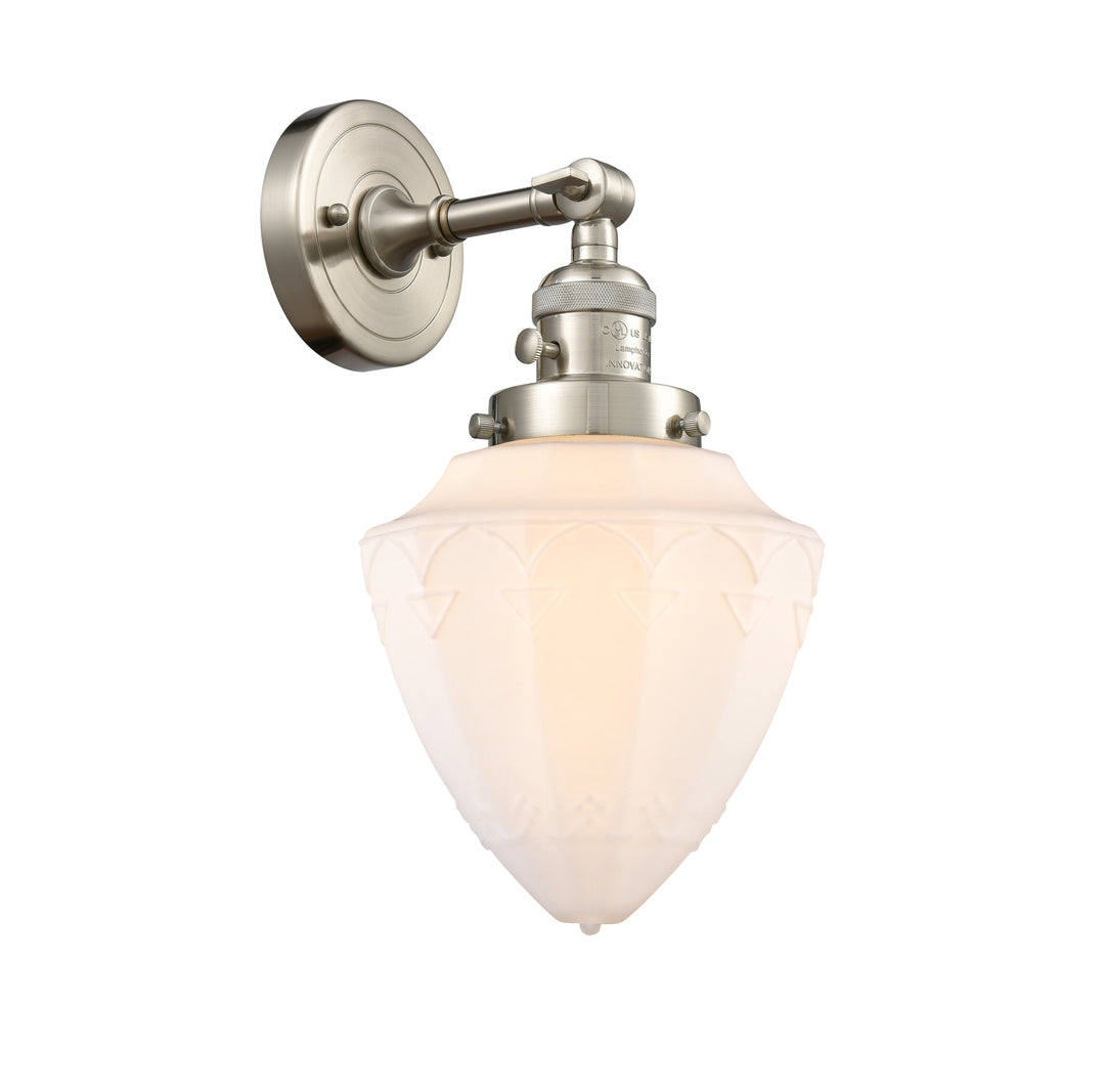 Innovations Lighting Bullet 7" Sconce - Brushed Satin Nickel Wall Sconces Innovations Lighting   