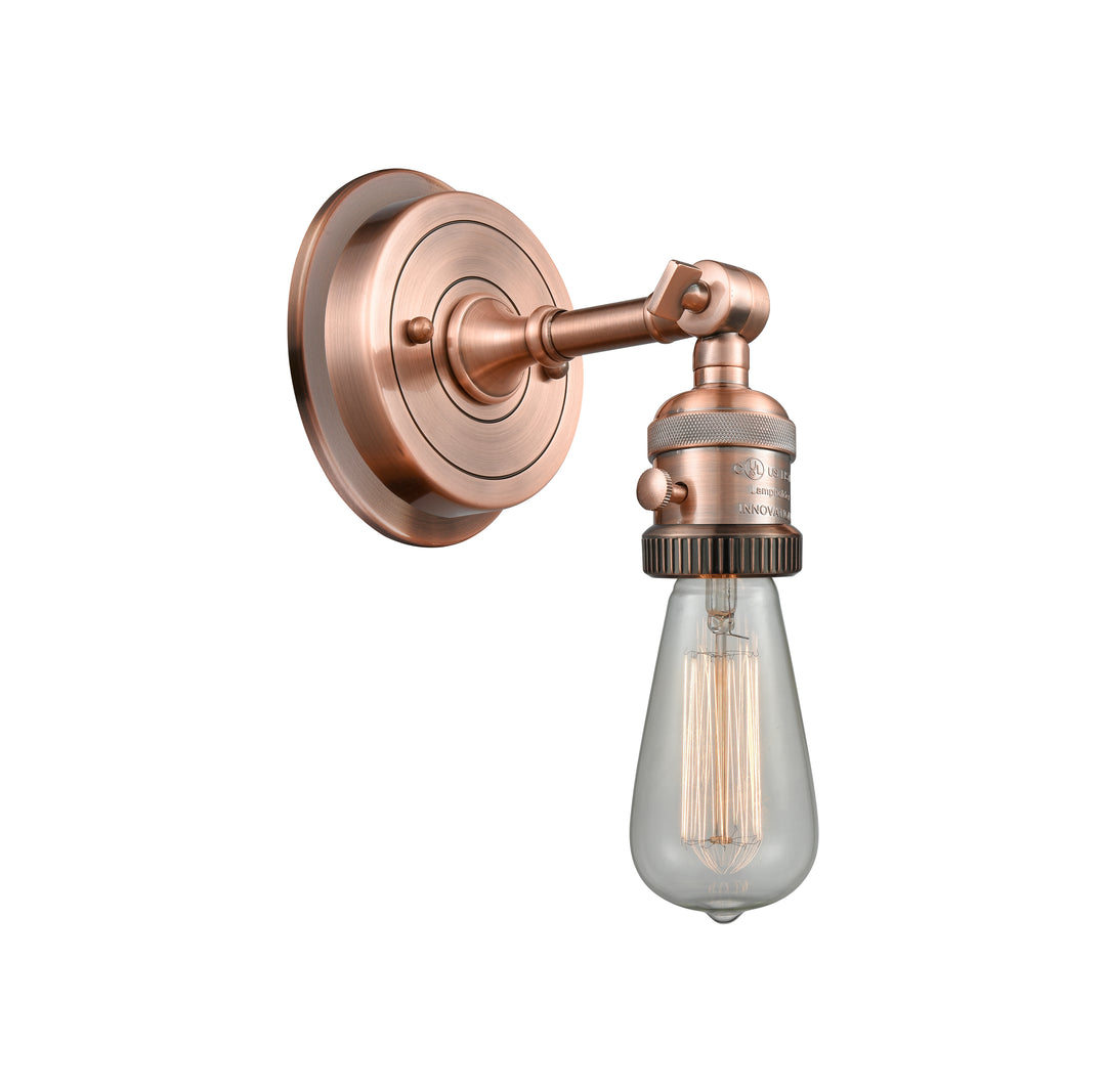 Innovations Lighting Bare Bulb Sconce - Antique Copper