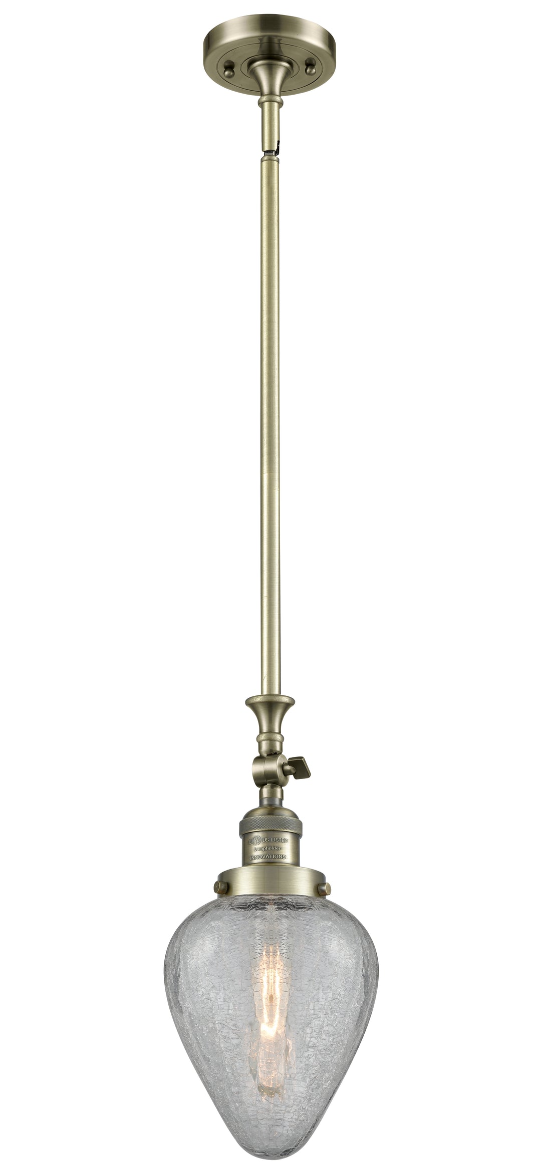 Innovations Lighting Geneseo 6" Mini Pendant - Antique Brass