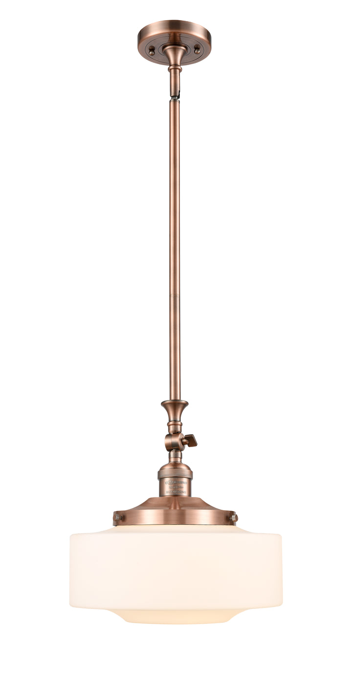 Innovations Lighting Bridgeton 12" Mini Pendant - Antique Copper Mini-Pendants Innovations Lighting   